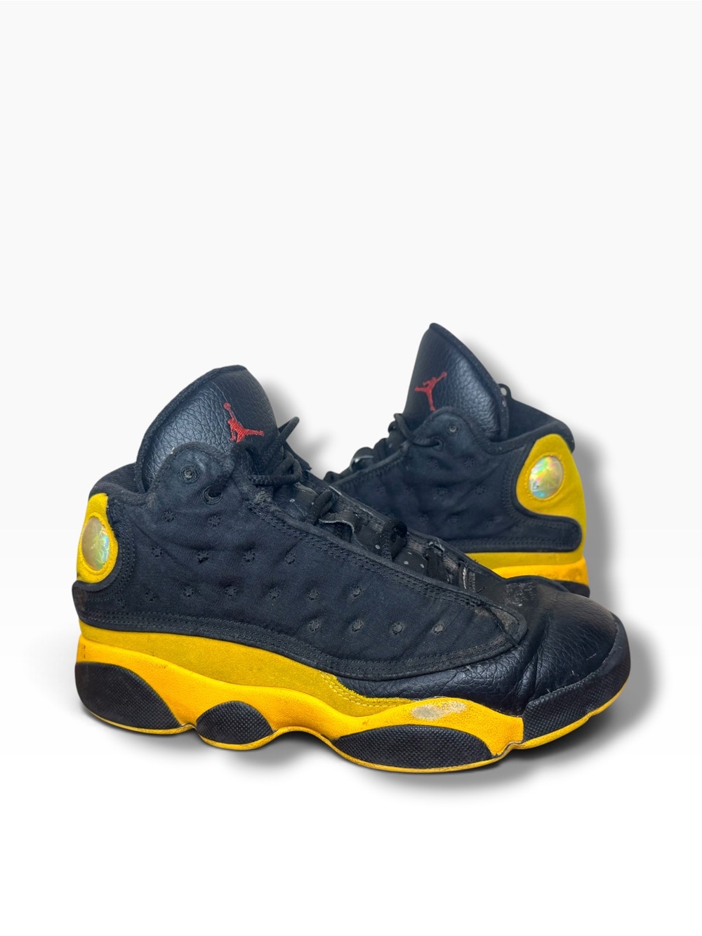 Nike Air Jordan Retro 13 Carmelo Black/Yellow 414575-035 Youth Shoe Size 3Y